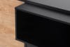 LOFTY Komoda z szufladami i szafkami w stylu loft czarny/dąb naturalny - zdjęcie 12