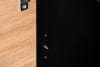 LOFTY Komoda z szufladami i szafkami w stylu loft czarny/dąb naturalny - zdjęcie 25