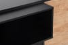 LOFTY Komoda w stylu loft na czarnych nóżkach czarny/dąb naturalny - zdjęcie 13