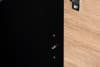 LOFTY Komoda w stylu loft na czarnych nóżkach czarny/dąb naturalny - zdjęcie 23
