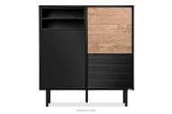 Komoda w stylu loft na wysokich nóżkach