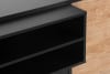 LOFTY Komoda w stylu loft na wysokich nóżkach czarny/dąb naturalny - zdjęcie 13