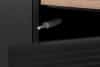 LOFTY Komoda w stylu loft na wysokich nóżkach czarny/dąb naturalny - zdjęcie 15
