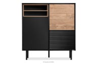 Komoda w stylu loft na wysokich nogach