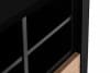 LOFTY Regał w stylu loft z półkami czarny/dąb naturalny - zdjęcie 12