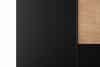 LOFTY Regał w stylu loft z półkami czarny/dąb naturalny - zdjęcie 16
