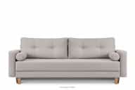 Sofa skandynawska boucle popielata