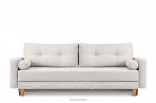 ERISO, https://konsimo.pl/kolekcja/eriso/ Sofa trzyosobowa baranek biała biały - zdjęcie