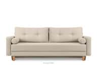 Sofa rozkładana boucle trzyosobowa