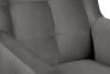 SALIS Szary wygodny fotel uszak na nóżkach szary - zdjęcie 7