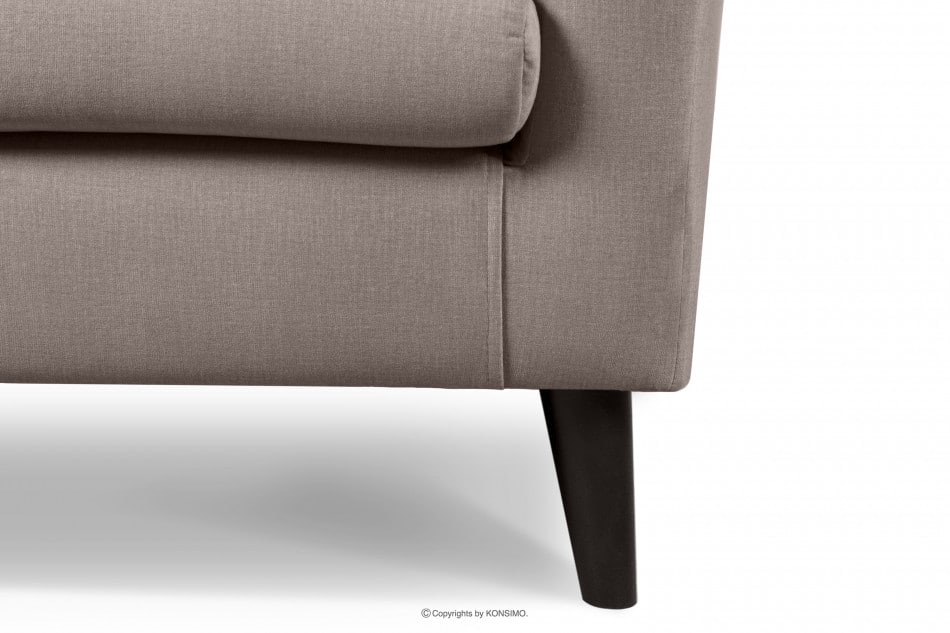 SALIS Elegancki fotel uszak beżowy na nóżkach beżowy - zdjęcie 7