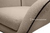 QUARRO Brązowy fotel obrotowy do salonu loft brązowy - zdjęcie 8