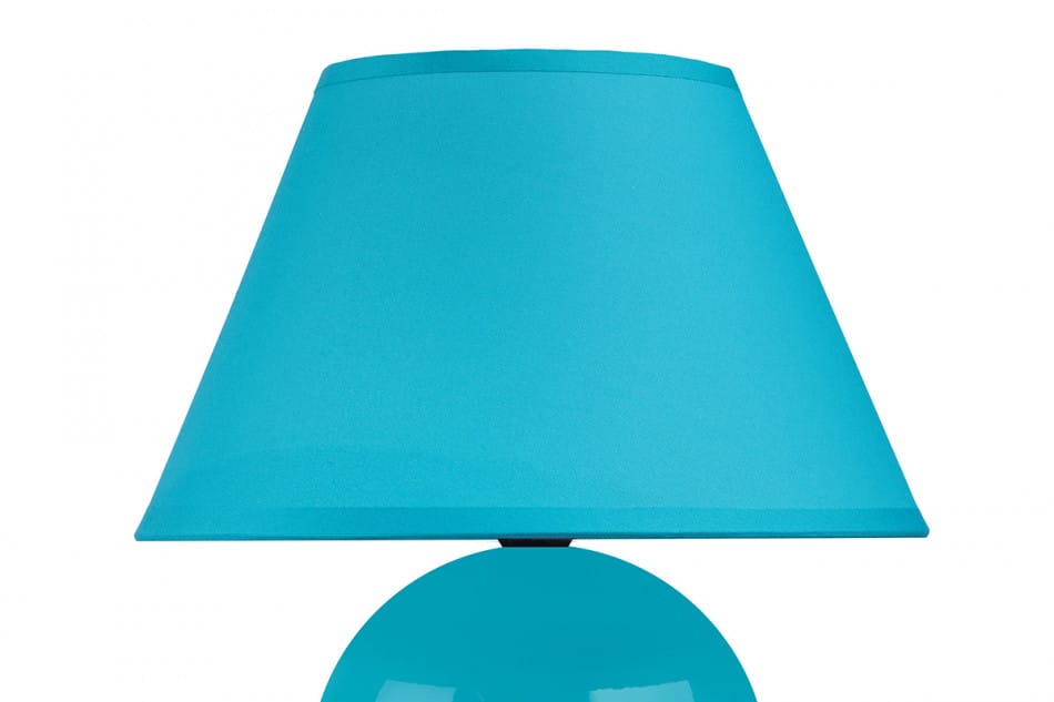 HULAR Turkusowa klasyczna lampa stołowa 2szt. turkusowy - zdjęcie 1