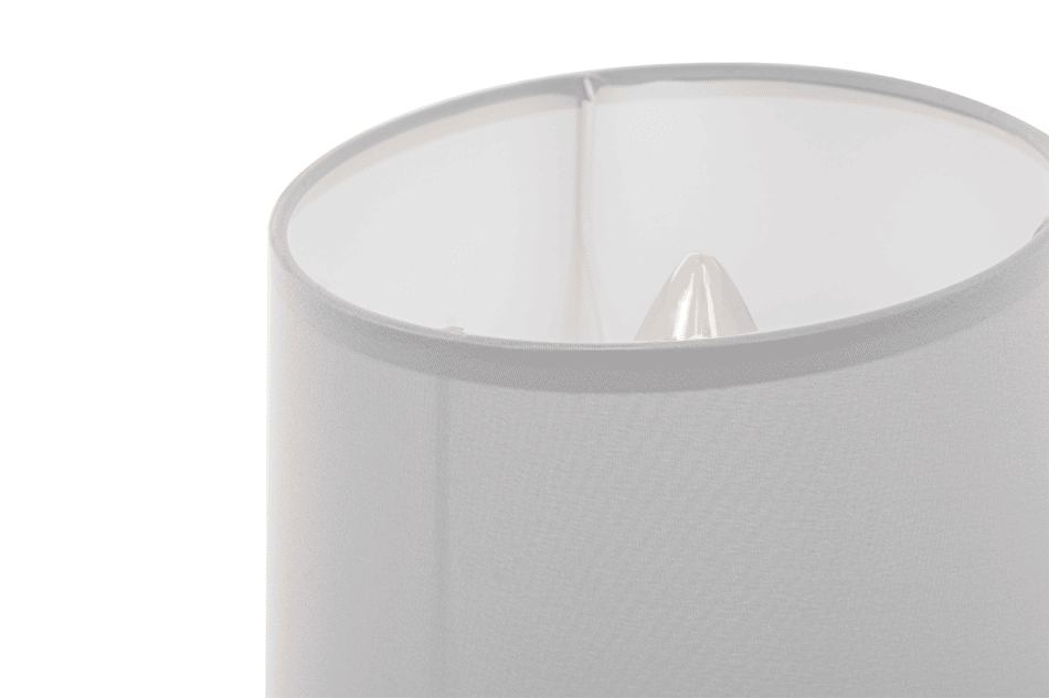 LOSA Lampa stołowa biała 2szt. szary - zdjęcie 1