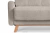VISNA Skandynawska sofa w tkaninie baranek jasnobeżowa 220x79x95 cm - zdjęcie 8