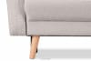 BELMOS Szara sofa z funkcją spania w tkaninie baranek szary - zdjęcie 7