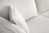 BELMOS Biała sofa z funkcją spania w tkaninie baranek biały - zdjęcie 9