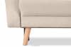 BELMOS Kremowa sofa z funkcją spania w tkaninie baranek kremowy - zdjęcie 7