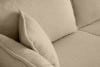 BELMOS Jasnobeżowa sofa z funkcją spania w tkaninie baranek jasny beżowy - zdjęcie 9