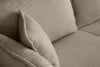BELMOS Brązowa sofa z funkcją spania w tkaninie baranek brązowy - zdjęcie 9