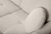 NUBES Narożnik rozkładany z poduszkami beżowy prawy/lewy beżowy - zdjęcie 8
