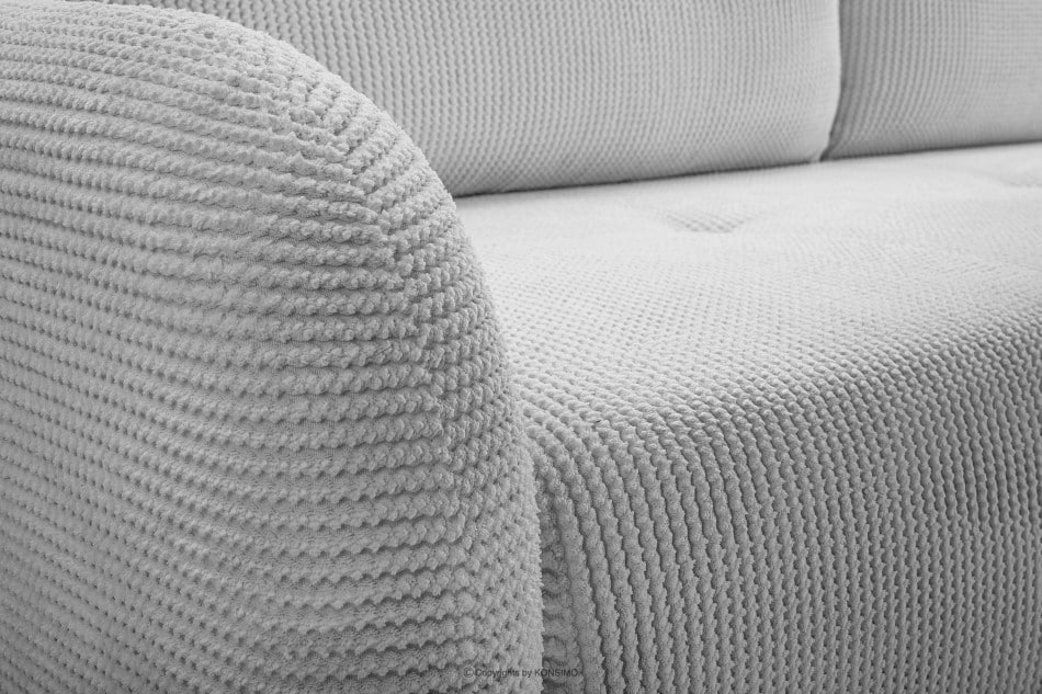 NUBES Sofa 3 boho jasny szary DL jasny szary - zdjęcie 3