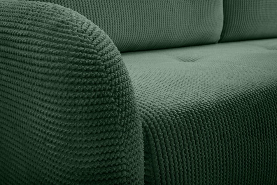 NUBES Sofa 3 boho butelkowa zieleń DL ciemny zielony - zdjęcie 2