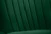 GADI Fotel skandynawski ciemny zielony z weluru ciemny zielony - zdjęcie 6