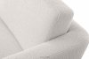TAGIO Biały fotel skandynawski w tkaninie baranek biały - zdjęcie 11