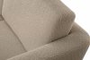 TAGIO Skandynawska sofa 2 osobowa w tkaninie baranek brązowa brązowy - zdjęcie 12