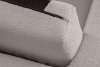 TAGIO Skandynawska sofa 3 osobowa w tkaninie baranek jasnoszara jasny szary - zdjęcie 7