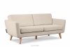 TAGIO Skandynawska sofa teddy 3 osobowa kremowa kremowy - zdjęcie 3