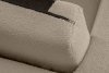 TAGIO Skandynawski puf w tkaninie baranek brązowy brązowy - zdjęcie 5
