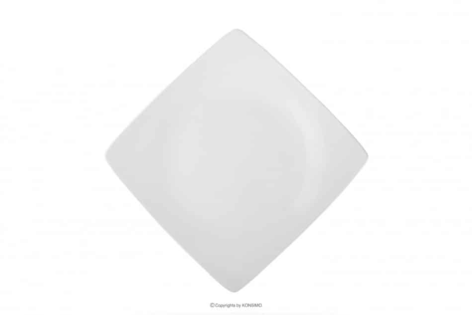 EPIRI Serwis obiadowy kwadratowy 18 elementów biały dla 6 osób biały - zdjęcie 6