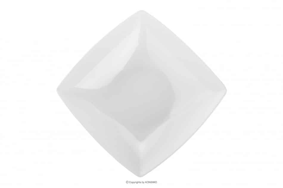 EPIRI Serwis obiadowy kwadratowy 18 elementów biały dla 6 osób biały - zdjęcie 11