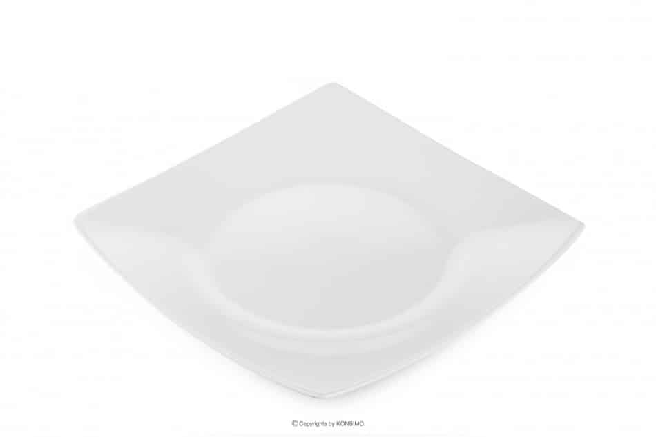 EPIRI Serwis obiadowy kwadratowy 36 elementów elementów biały dla 12 osób biały - zdjęcie 14