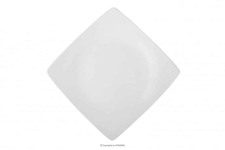 EPIRI Serwis obiadowy kwadratowy 36 elementów elementów biały dla 12 osób biały - zdjęcie 4
