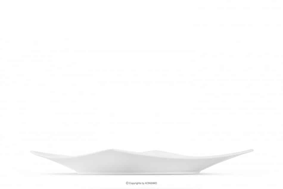 EPIRI Talerz deserowy 6szt. biały biały - zdjęcie 4