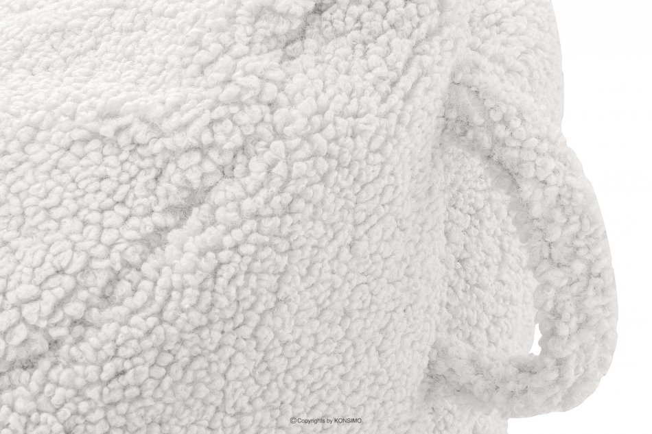 COSMO Puf worek teddy biały biały - zdjęcie 4