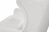 STRALIS Wygodny fotel uszak biały w tkaninie boucle biały - zdjęcie 9