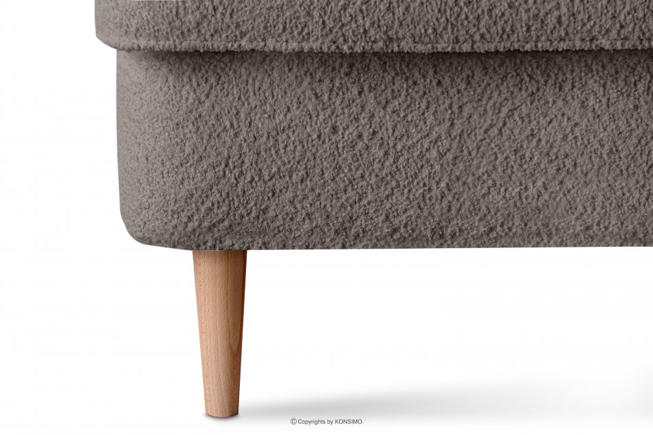 STRALIS Skandynawska sofa dwuosobowa beżowa boucle beżowy - zdjęcie 5