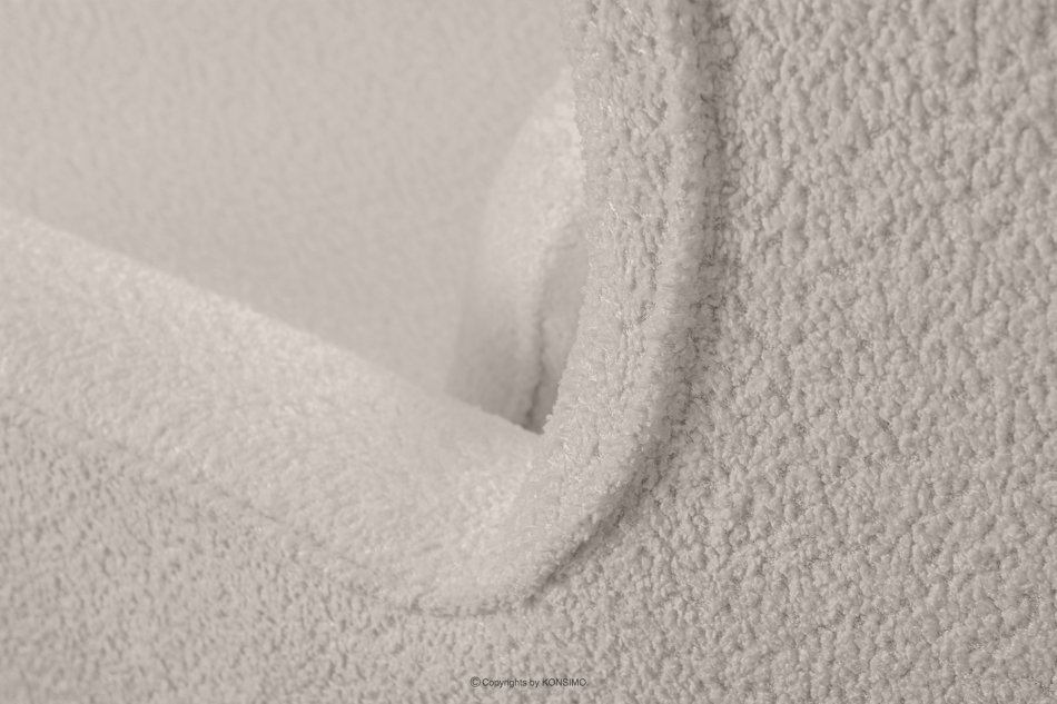 STRALIS Skandynawska sofa dwuosobowa jasnobeżowa boucle jasny beżowy - zdjęcie 8