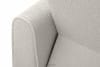 GUSTAVO Sofa trzyosobowa w tkaninie baranek biała biały - zdjęcie 7