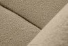 GUSTAVO Sofa trzyosobowa w tkaninie baranek beżowa jasny beżowy - zdjęcie 10