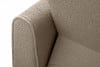 GUSTAVO Sofa trzyosobowa w tkaninie baranek brązowa brązowy - zdjęcie 8