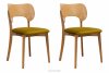 LYCO Krzesła loft dąb żółte 2szt miodowy/dąb jasny - zdjęcie 1