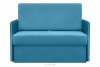 PEDATU Sofa 2 z funkcją spania niebieska niebieski - zdjęcie 1