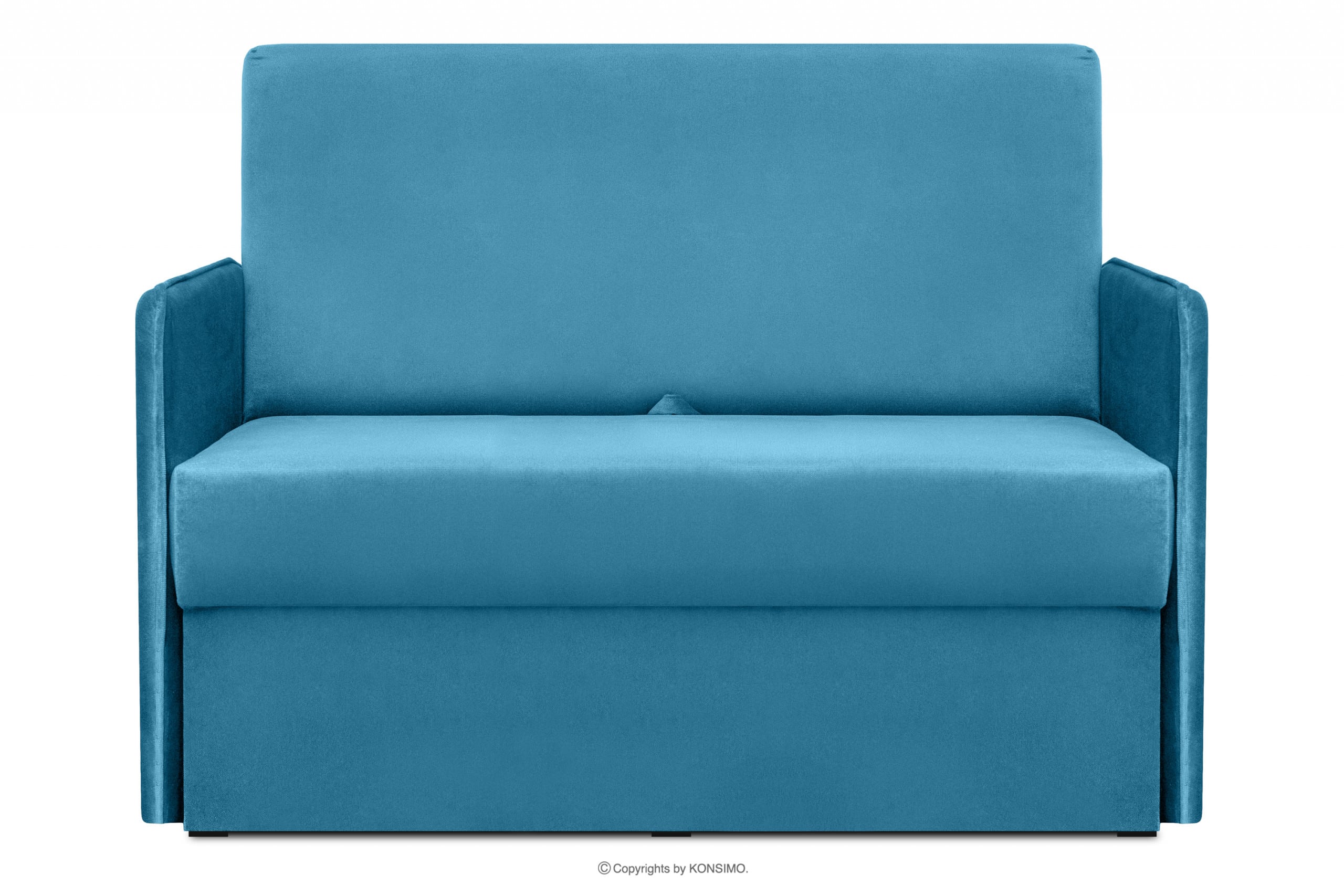 Sofa 2 z funkcją spania niebieska
