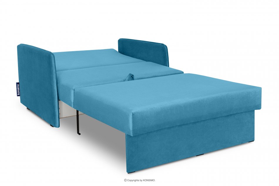 PEDATU Sofa 2 z funkcją spania niebieska niebieski - zdjęcie 6