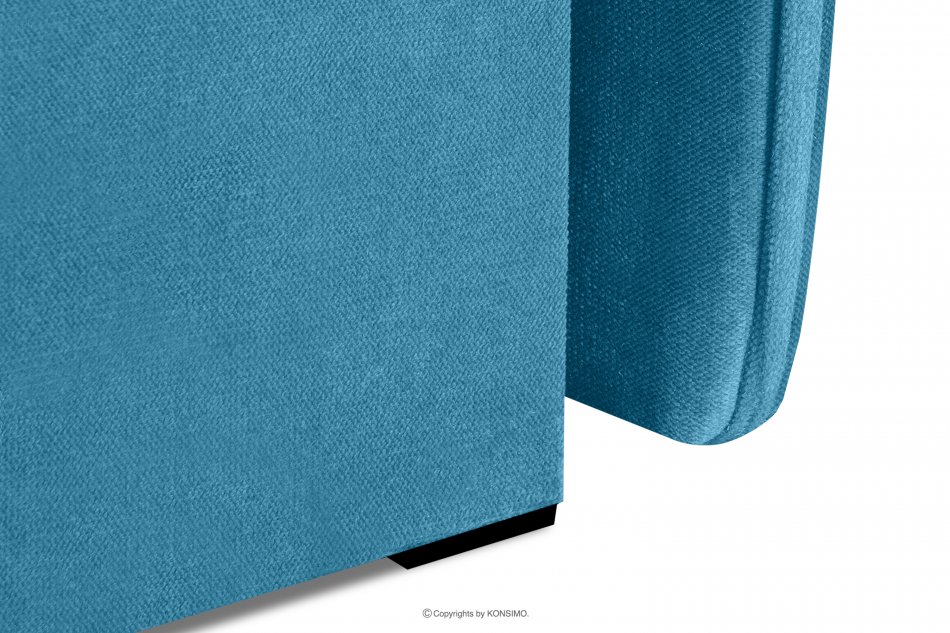 PEDATU Sofa 2 z funkcją spania niebieska niebieski - zdjęcie 7